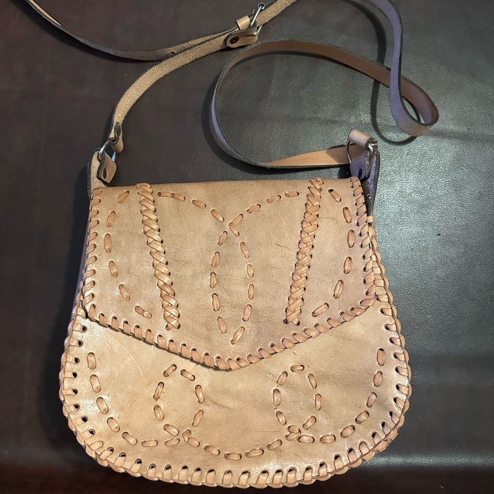 Vintage leather purse - Picture 1 of 9